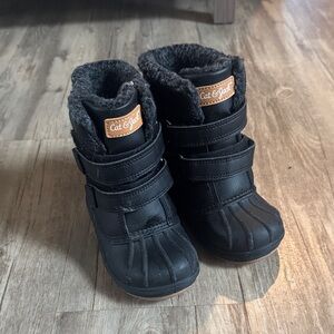 Cat & Jack Black Kids Winter Boots